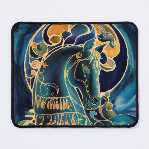 Item preview, Horse archetype and Art Nouveau style designed and sold by INNERHARMONY2.