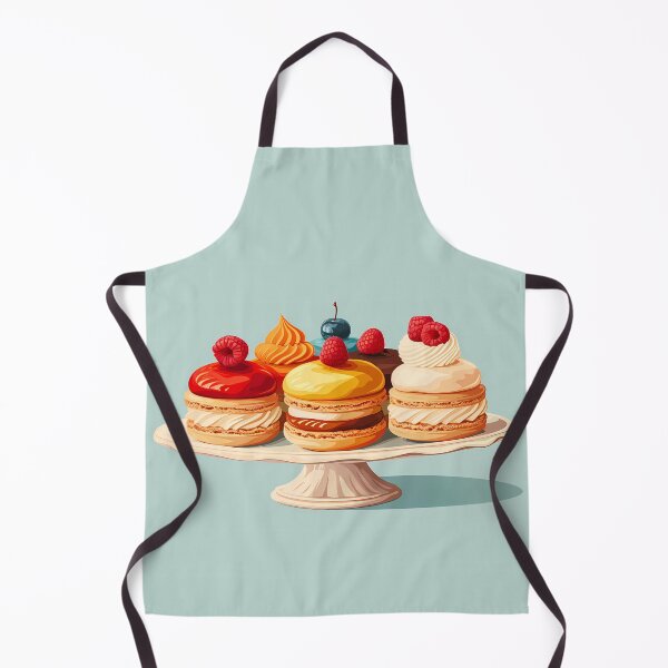Item preview, Colorful French Macarons on Cake Stand designed and sold by BobaBunny76.