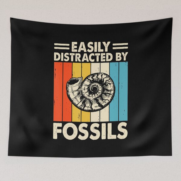 Item preview, Easily Distracted By Fossils Funny Hunting Fossil designed and sold by AileighKyser.