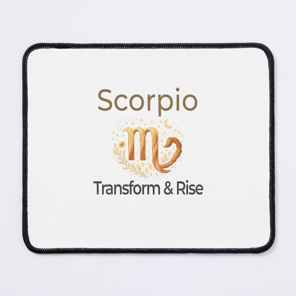 Item preview, Scorpio Zodiac Affirmation Design – Transform & Rise | Power & Renewal designed and sold by Safe Soul DeLife.