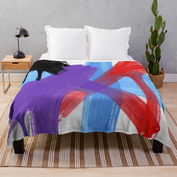 Item preview, 5 color brush style abstract colorful design designed and sold by SmashingDeals.
