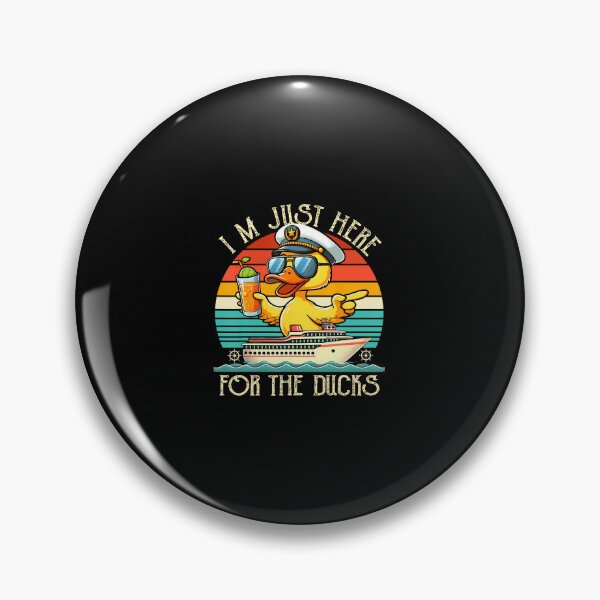 Item preview, I'M Just Here For The Ducks Funny Rubber Ducks Cruising designed and sold by AileighKyser.
