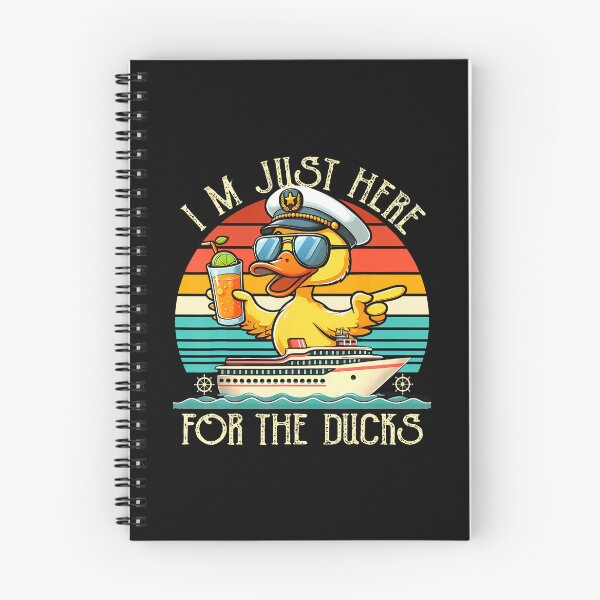 Item preview, I'M Just Here For The Ducks Funny Rubber Ducks Cruising designed and sold by AileighKyser.