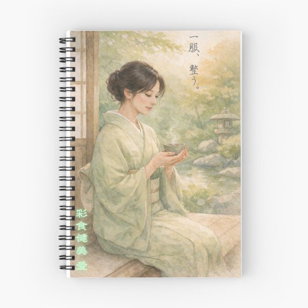 Item preview, Ritual del té japonés: Arte de acuarela de quietud y equilibrio (Saishoku-Kenbi AI Art Edition Vol. 03) designed and sold by Yohei-Studio.