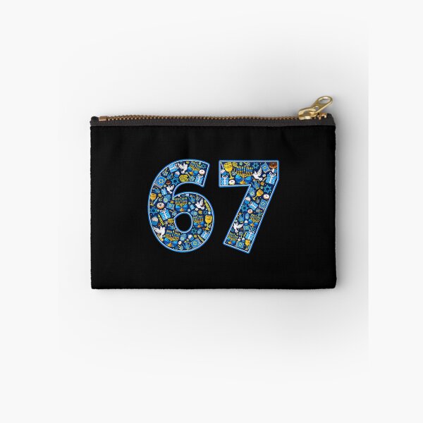 Item preview, Hanukkah 67 Six Seven Meme Jewish Menorah Chanukah designed and sold by AileighKyser.