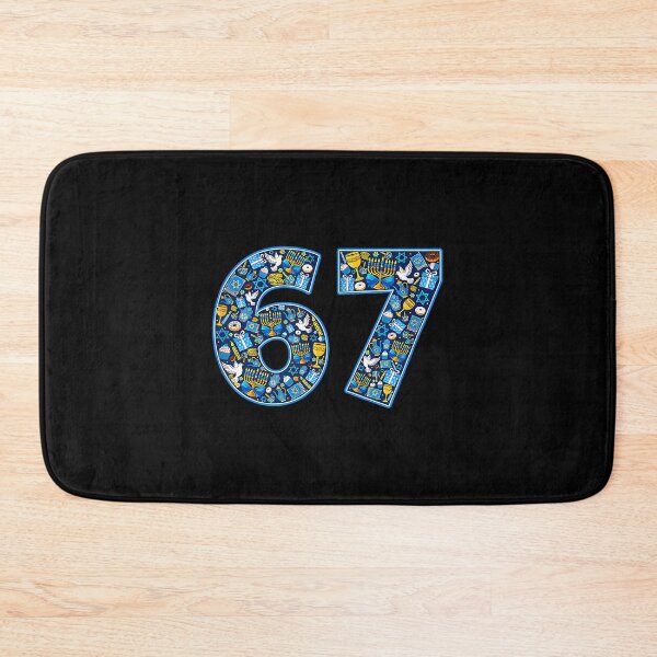 Item preview, Hanukkah 67 Six Seven Meme Jewish Menorah Chanukah designed and sold by AileighKyser.
