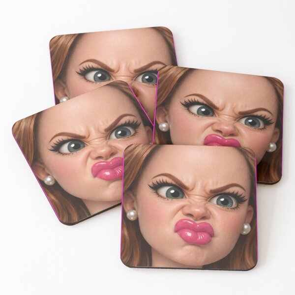 Item preview, Funny Disgusted Doll Face Meme designed and sold by The Art by Rossouw.