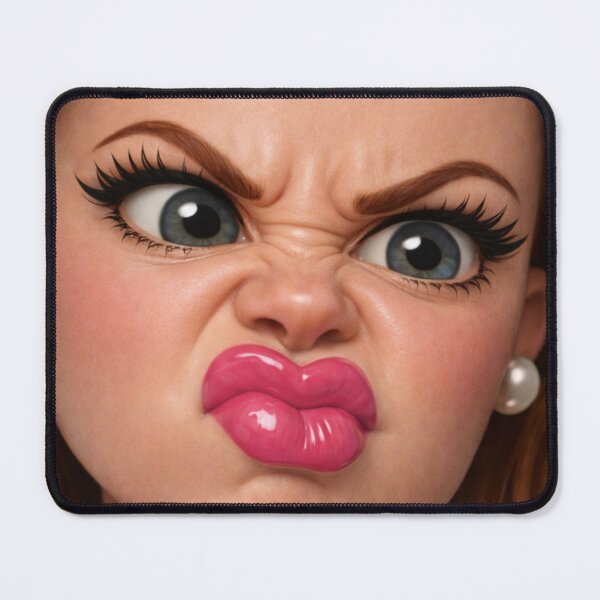Item preview, Funny Disgusted Doll Face Meme designed and sold by The Art by Rossouw.