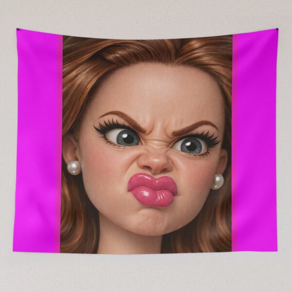 Item preview, Funny Disgusted Doll Face Meme designed and sold by The Art by Rossouw.