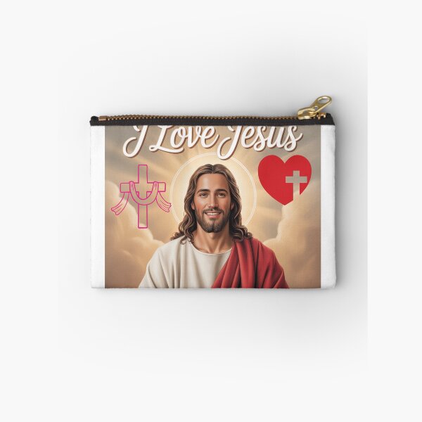 Item preview, I Love Jesus – Faith-Based Christian Typography Design designed and sold by Fouziaart08.