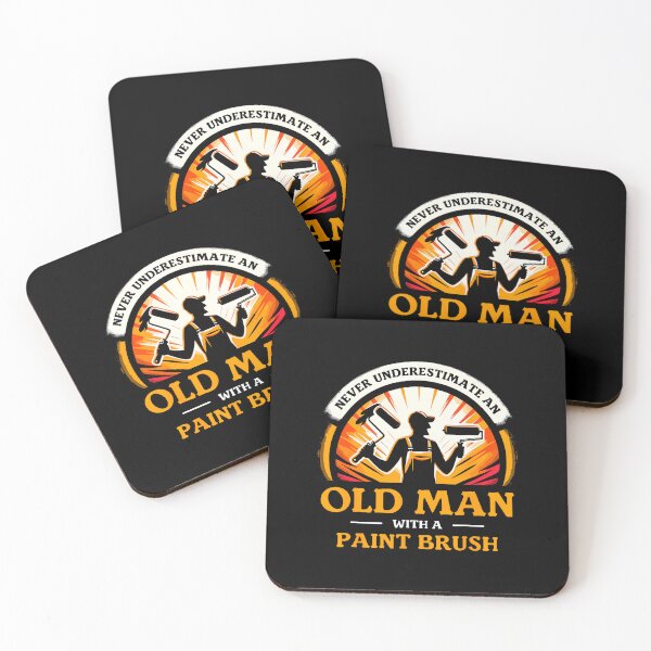 Item preview, Never Underestimate An Old Man With A Paint Brush Painter designed and sold by kowaldtlbung.