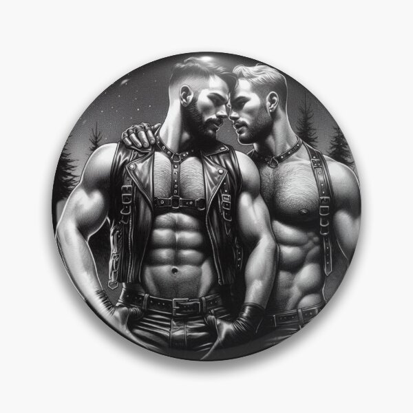 Item preview, Gay Leather Pride Winter Whispers Leder Berlin Pride Graphic Design designed and sold by ItsAKinkThing.