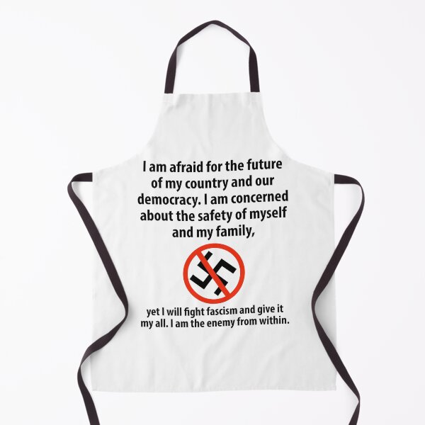 Item preview, I am the enemy from within anti fascism poem. designed and sold by Rachel the Artist .