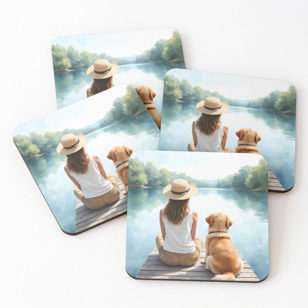 Item preview, Quiet Lake Companionship designed and sold by Kuky Studio.