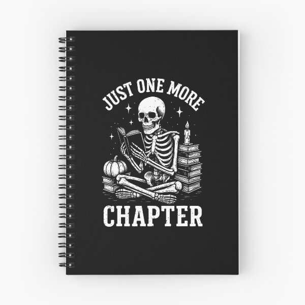 Item preview, Just One More Chapter Skeleton Reader Reading Book Lover designed and sold by LunaDangelo.