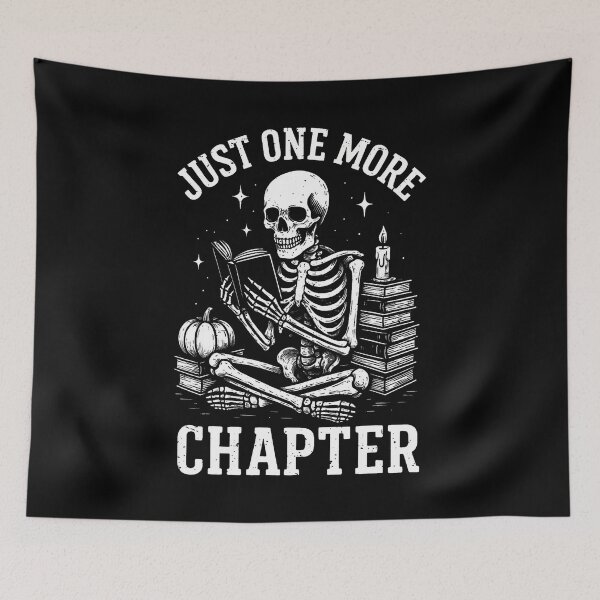 Item preview, Just One More Chapter Skeleton Reader Reading Book Lover designed and sold by LunaDangelo.