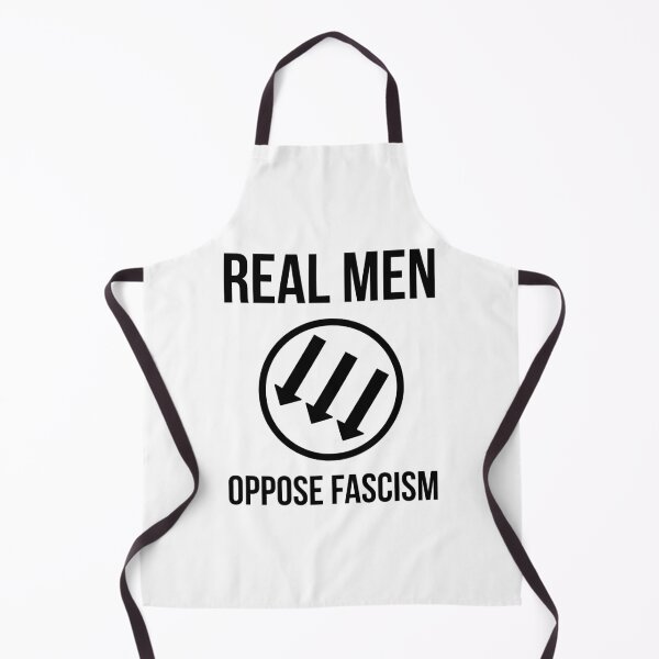Item preview, Real men oppose fascism  designed and sold by Rachel the Artist .