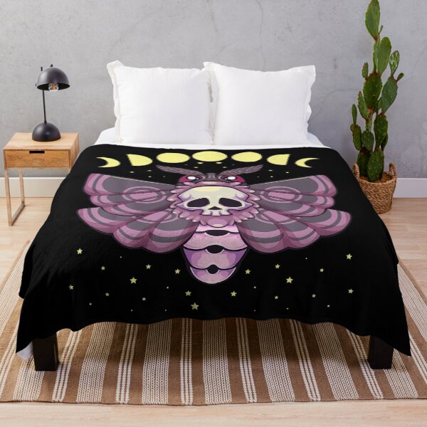 Item preview, Pastel Goth Creepy Moth Moon Phases designed and sold by fanzymukump.