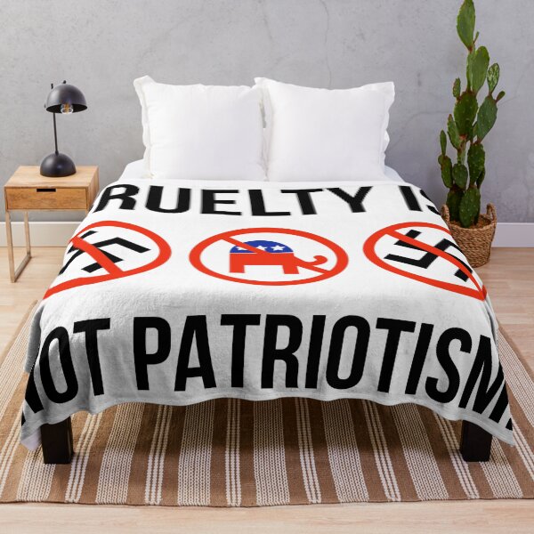 Item preview, Cruelty is not patriotism. designed and sold by Rachel the Artist .