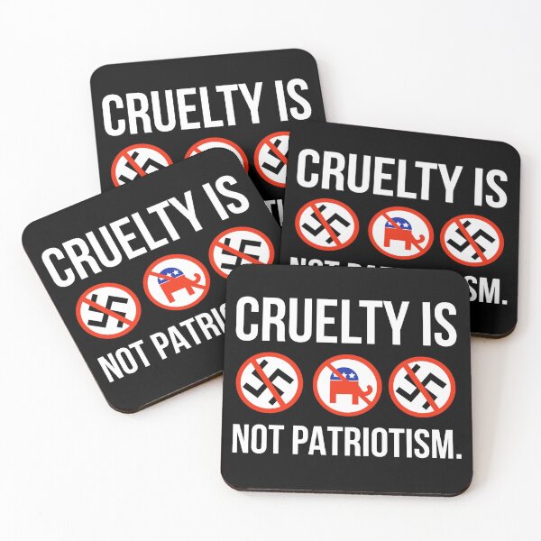 Item preview, Cruelty is not patriotism.  designed and sold by Rachel the Artist .