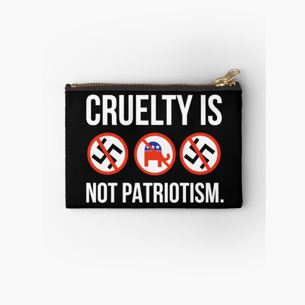 Item preview, Cruelty is not patriotism.  designed and sold by Rachel the Artist .
