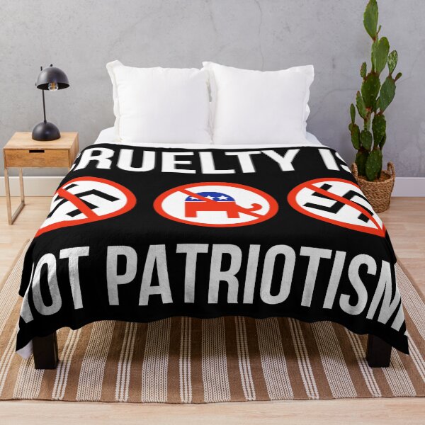 Item preview, Cruelty is not patriotism.  designed and sold by Rachel the Artist .