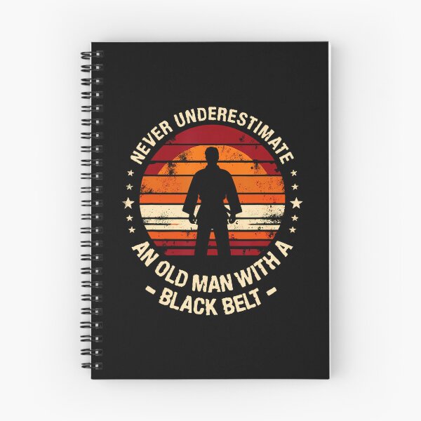 Item preview, Never Underestimate An Old Man Black Belt Martial Arts designed and sold by markettathorn.