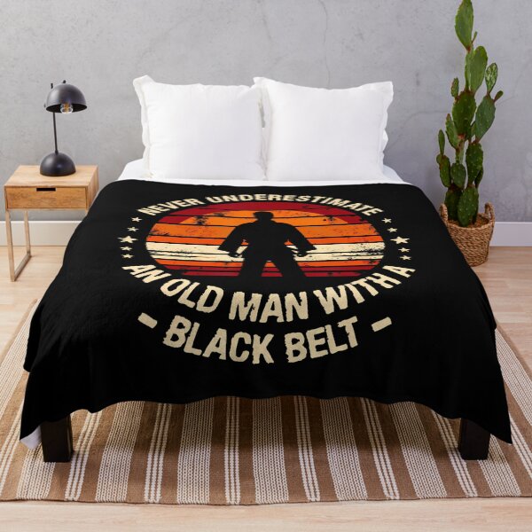 Item preview, Never Underestimate An Old Man Black Belt Martial Arts designed and sold by markettathorn.