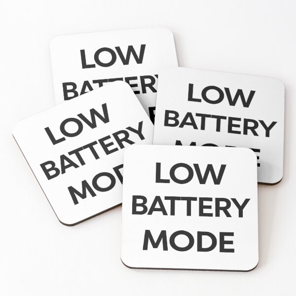 Item preview, low battery mode designed and sold by Arty Art.