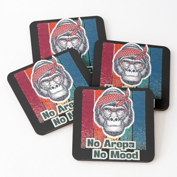 Item preview, No Arepa No Mood Gorilla Attitude Art designed and sold by UUniqueIImprint.