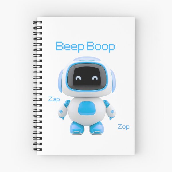 Item preview, Cute Little Robot Character Illustration designed and sold by Kari2023.