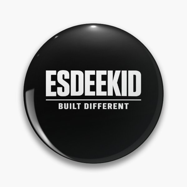 Item preview, Esdeekid Built Different Streetwear T-Shirt | Bold Minimal Typography Tee designed and sold by natzeroART.