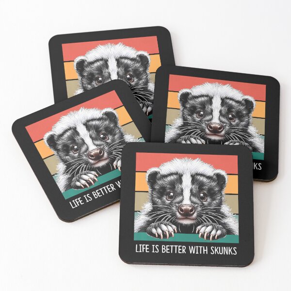 Item preview, Life Is Better With Skunks - designed and sold by markettathorn.