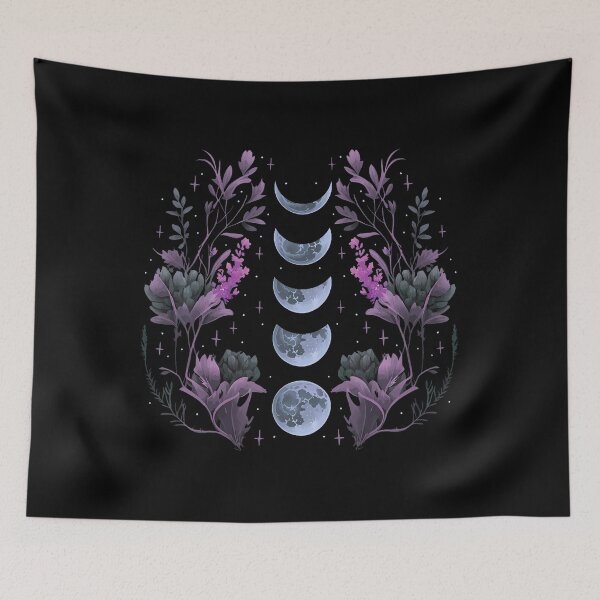 Item preview, Cosmos Night Stargazers Lunar Moon Cycle designed and sold by gincasfikret4.