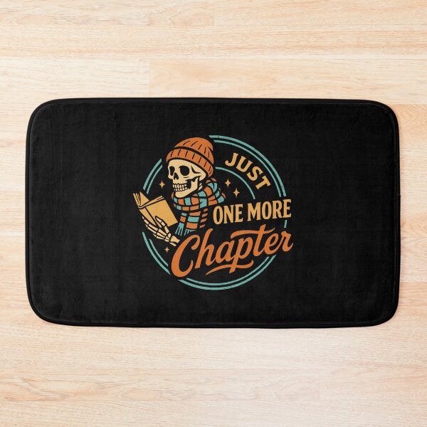Item preview, Just One More Chapter Skeleton Reading Book Scaft Beanie designed and sold by LunaDangelo.