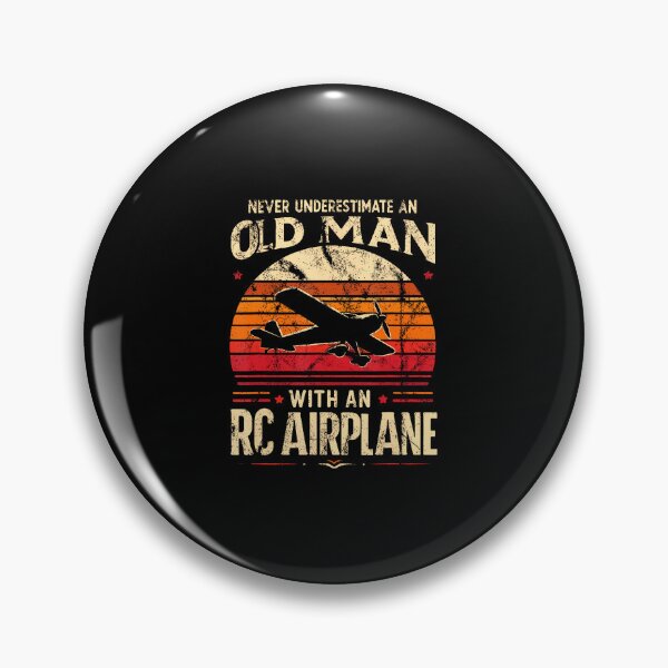 Item preview, Never Underestimate An Old Man With An Rc Airplane Vintage designed and sold by markettathorn.