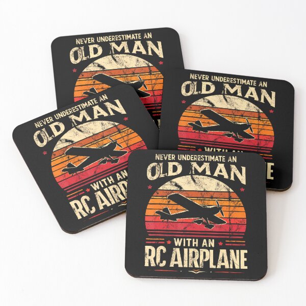Item preview, Never Underestimate An Old Man With An Rc Airplane Vintage designed and sold by markettathorn.