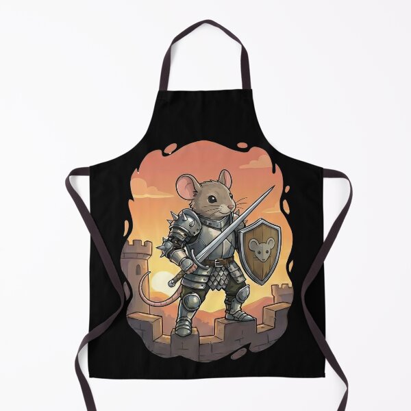 Item preview, Cute Mouse Knight Medieval Warrior Castle designed and sold by k3rstman1.