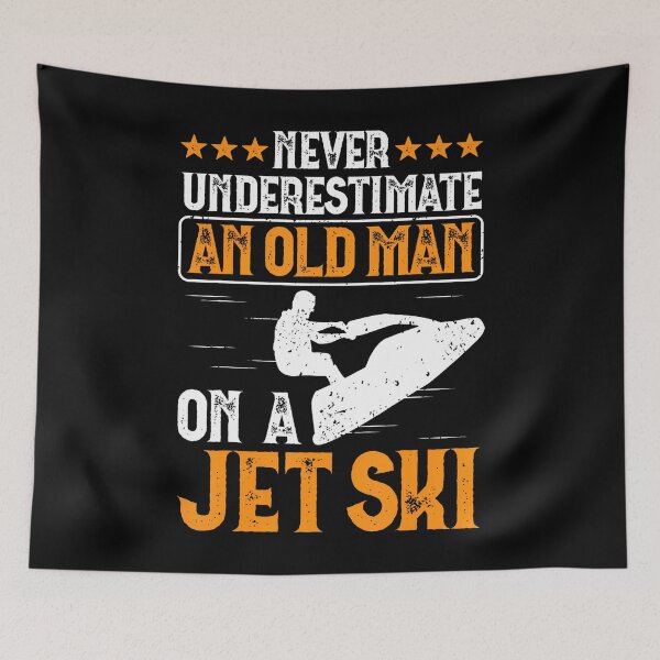 Item preview, Jet Skiing Never Underestimate An Old Man On A Jet Ski designed and sold by vaharisanic.