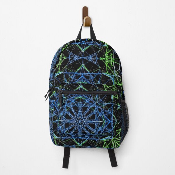 Item preview, Neon Geometric Mandala Grid designed and sold by Kaleidoscope Print.