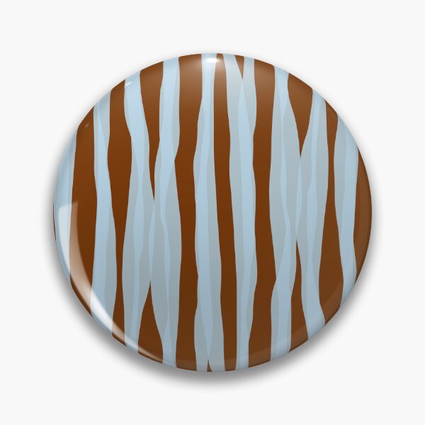 Item preview, Ice Blue and Brown Abstracted Organic Stripes Vertical Pattern designed and sold by kierkegaard.