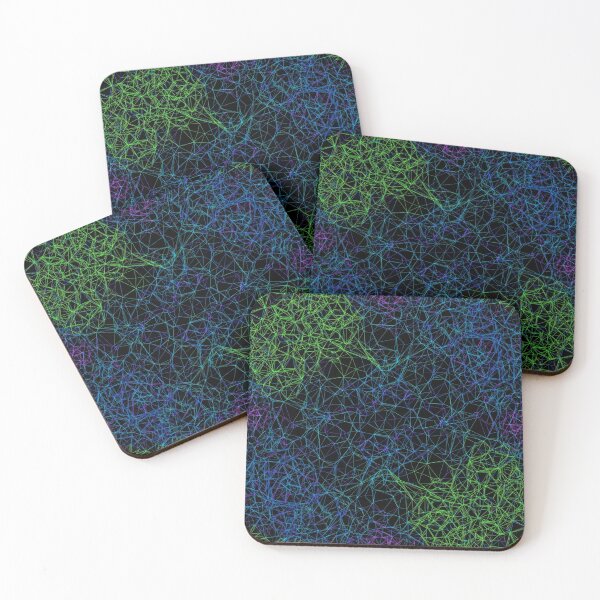 Item preview, Neon Wireframe Web designed and sold by Kaleidoscope Print.