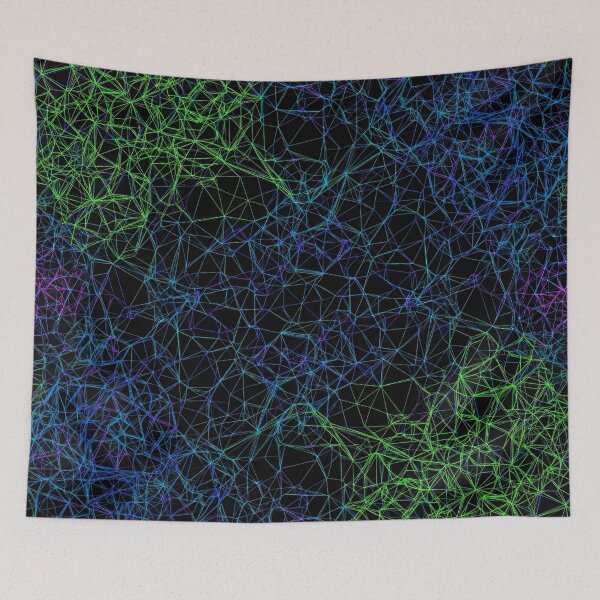 Item preview, Neon Wireframe Web designed and sold by Kaleidoscope Print.