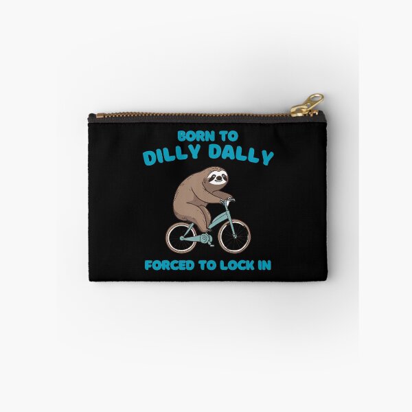 Item preview, Born To Dilly Dally Forced To Lock In Cute Lazy Sloth Bicycl designed and sold by vaharisanic.