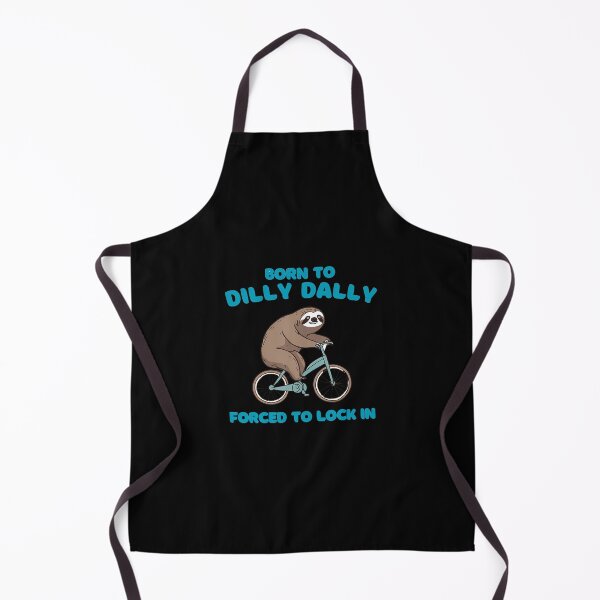 Item preview, Born To Dilly Dally Forced To Lock In Cute Lazy Sloth Bicycl designed and sold by vaharisanic.