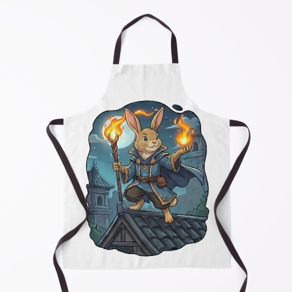 Item preview, Moonlit Bunny Wizard Fantasy designed and sold by k3rstman1.