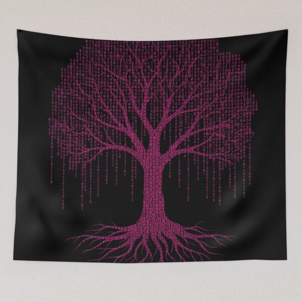 Item preview, 002 Binary Tree Coding – Programmer & Computer Science Design designed and sold by Alexis Art Collection.