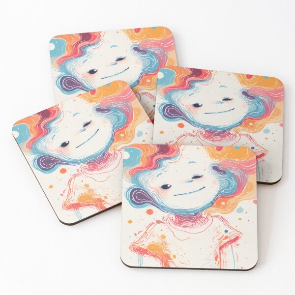 Item preview, A child's smile in a riot of colors designed and sold by Mianku | Für das Leben.