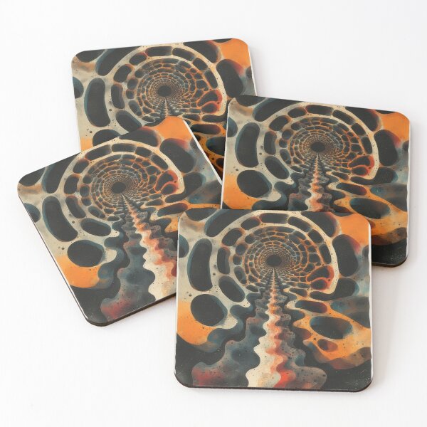 Item preview, Abstract tunnel with distorted perspective designed and sold by Mianku | Für das Leben.