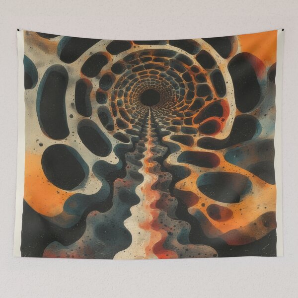 Item preview, Abstract tunnel with distorted perspective designed and sold by Mianku | Für das Leben.